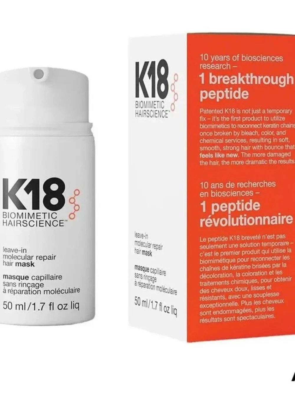 K18 biomimetic hairscience